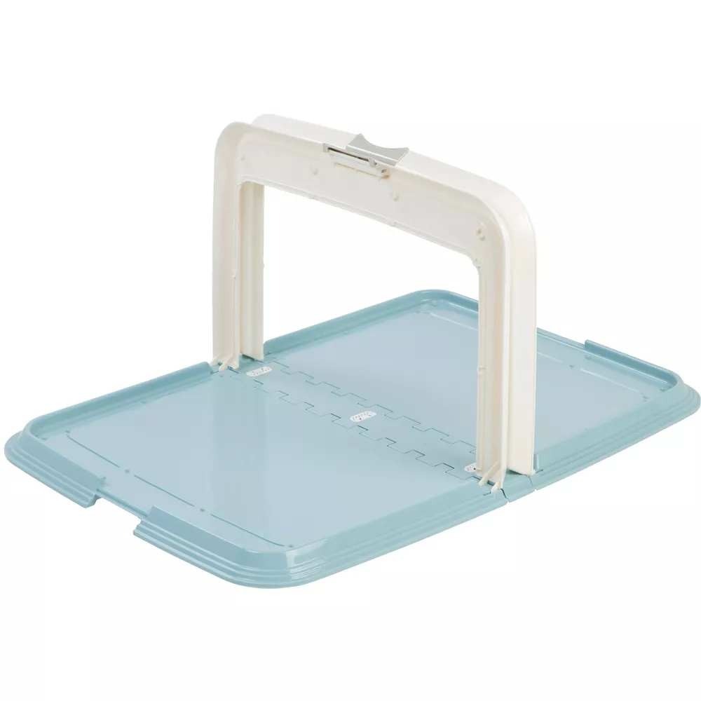 IRIS USA Neat N Dry Extra Large Pet Training Pad Holder Fits 23.5"x35.5" Blue